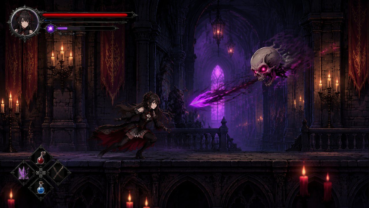 哥特少女勇闯恶魔城2 故事片段 画面 3